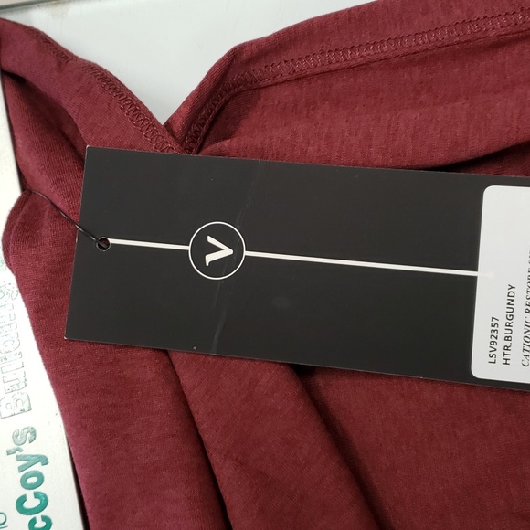 Velocity burgundy long sleeve active wear shirt.size small - Picture 8 of 9